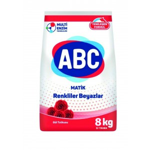Abc Powder Detergent Rose Passion 8 kg 
