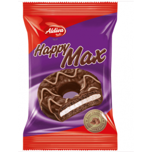 Aldiva Happy Max Sütlü Çikolata Kaplı Marshmallowlu Bisküvi 30 Gr