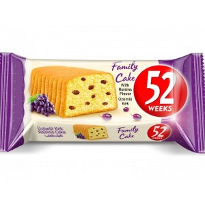 Azra 52 Weeks Üzümlü Kek 60 Gr