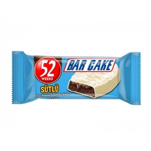 Azra Kek 52 Weeks Bar Kek Beyaz Kokolin Kaplamalı Kakao Soslu Kakaolu Kek 40 Gr