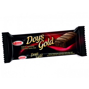 Azra Doys Gold Çikolata Aromalı Sos Dolgulu Kakaolu Kek 30 Gr