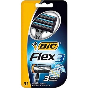 Bic Blister Bag Triple Blade Flex 3 3 pc 