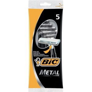 Bic Dispasable Razor Metal Bag 5 pc 