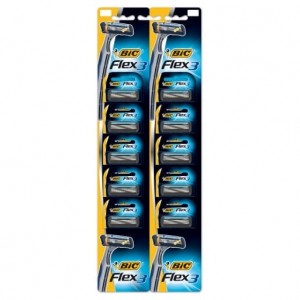 Bic Triple Blade Flex 3 Cartella 10 pc 