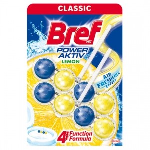 Bref Toilet Block Classic Power Active Lemon Duopack