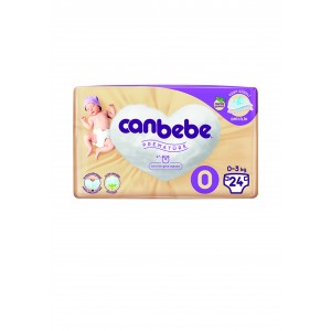 Canbebe Jumbo Paket No 0 24 Adet