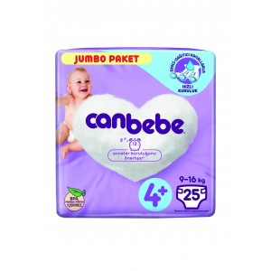 Canbebe Jumbo Paket No 4+ 25 Adet