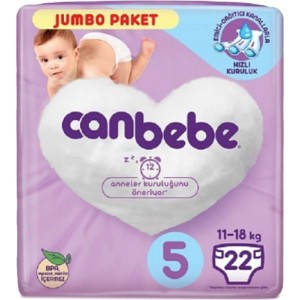 Canbebe Jumbo Paket No 5 22 Adet