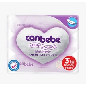 Canbebe Wet Towel Creamy Touch 3x56 pc