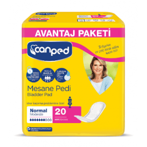 Canped Female Bladder Pad Advantage Pack Normal 20 pcs