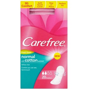 Carefree Normal With Cotton Extract Fresh 20 pc 