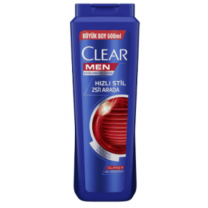 Clear Men 2 İn 1 Quick Style Shampoo 600 ml