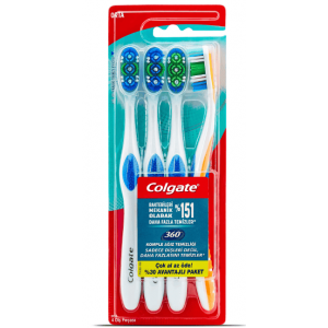 Colgate 360 ​​4-Pack Toothbrush 1 pcs