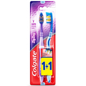 Colgate Zigzag 1+1 Toothbrush 1 pcs