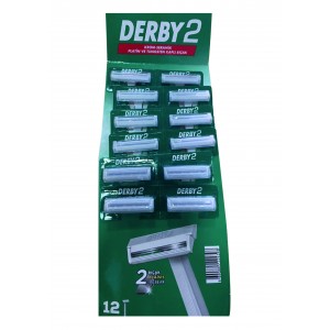 Derby 2 Disposable Type Cartella Double Blade 12 pc