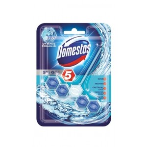 Domestos 5-Way Power Toilet Block Ocean Freshness 55 gr 