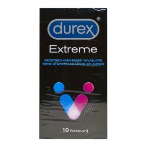 Durex Kondom Daha Uzun Performans Extreme 10 Adet 