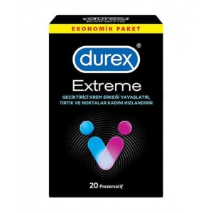 Durex Kondom Daha Uzun Performans Extreme 20 Adet