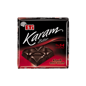 Eti Karam %54 Kakaolu Bitter Çikolata 80 Gr