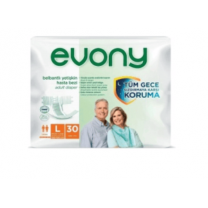 Evony Adult Diapers Large 30 pc 