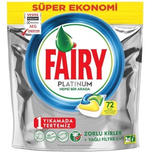 Fairy Tabs Platinum 72 pcs
