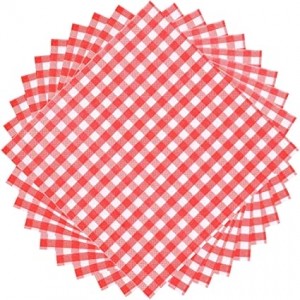 Familia Patterned Napkin (Gingham) 100 pc 