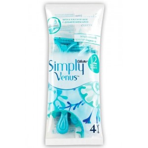 Gillette Venus Simply Smooth Disposal Razors 4 pcs