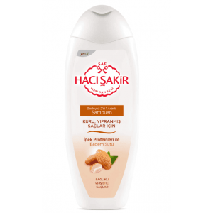 Hacı Şakir Shampoo Almond For Dry & Damaged Hair 500 ml