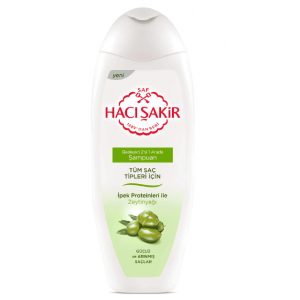 Hacı Şakir Shampoo With Olive Oil For All Hair Types 500 ml