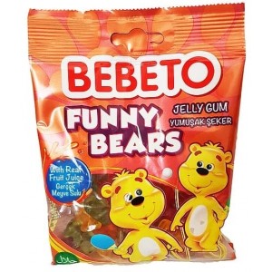 Kervan Gıda Bebeto Jelly Candy Bears 10 grX12