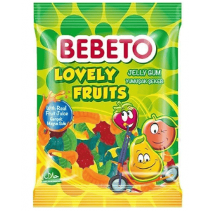 Kervan Gıda Bebeto Lovely Fruits 80 Gr