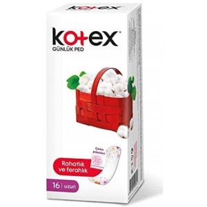 Kotex Anydays Pads Long 16 pc 