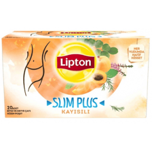 Lipton Slim Plus Poşet Çay Kayısı 20 Adet