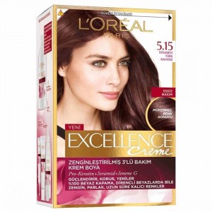 Loreal Excellence Zenginleştirilmiş 5.15 Buzul Kahvesi 1 Adet