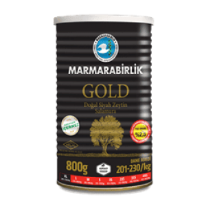 Marmarabirlik Siyah Zeytin Altın Salamura Yağ Boyutu : M 800 Gr