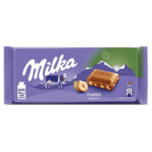 Milka Tablet Çikolata Fındıklı 80 Gr