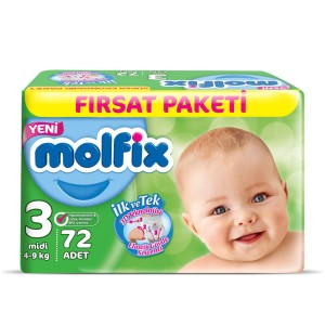 Molfix Fırsat Paketi No 3 72 Adet