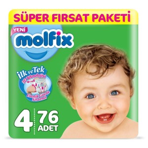 Molfix Fırsat Paketi No 4 76 Adet