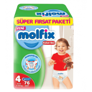 Molfix Pants Super Packet No 4 76 pc