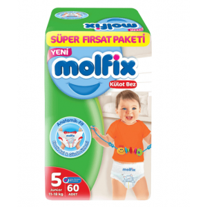 Molfix Pants Super Packet No 5 60 pc