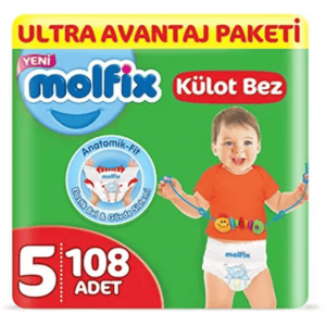 Molfix Külot Bez Ultra Avantaj Paketi No 5 (Kutu) 108 Adet