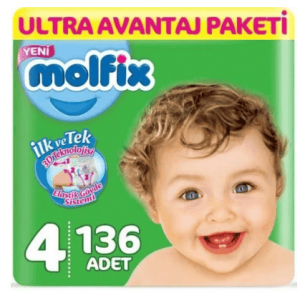 Molfix Ultra Advantage Package No 4 136 pcs