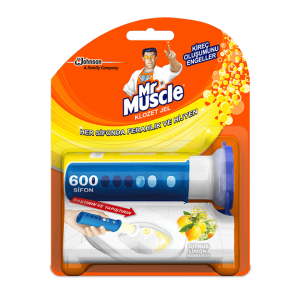 Mr. Muscle Active Clean Toilet Blocks Jel Lemon 36 ml
