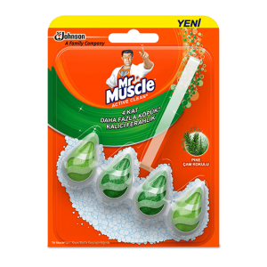 Mr. Muscle Active Clean Toilet Blocks Pine (Ball) 37 gr 