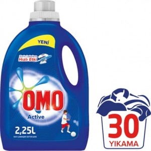 Omo Liquid Detergent Active 2250 ml 