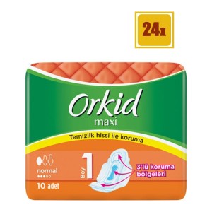 Orkid Maxi Normal Ped 10 Adet 