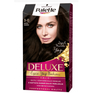 Palette Deluxe Hair Dye Dark Brown 3-0 1 pcs