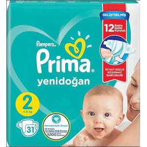 Pampers Prima No2 31 pc 