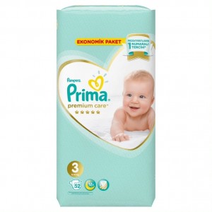 Pampers Prima No3 52 pc