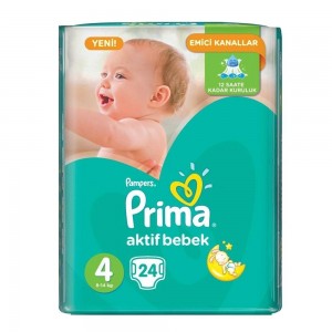 Pampers Prima No4 24 Adet